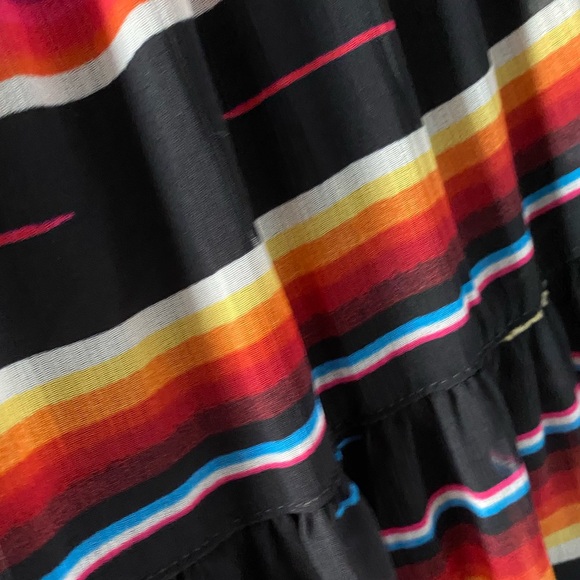 Lauren Ralph Lauren Striped Crinkle Georgette Skirt SZ 2P NEW - Picture 9 of 12